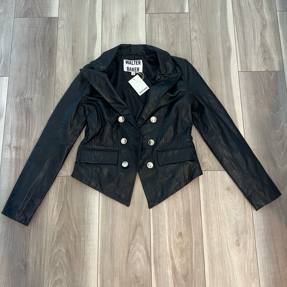 Walter Baker Tamara leather jacket, new